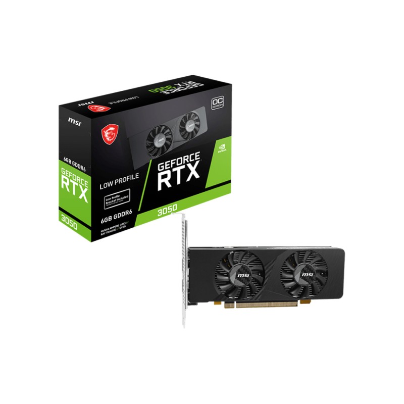 MSI NVIDIA GeForce RTX 3050 6GB GDDR6 SDRAM
